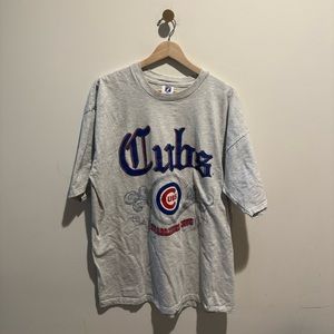 Vintage logo7 Cubs t shirt 2xl mens baseball fan shirt